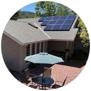 Residential rooftop solar in Ashland, Oregon