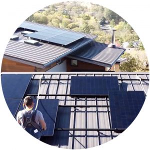 Home solar installation in Ashland, Oregon