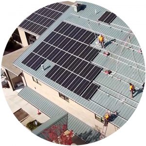 Commercial solar installation in Ashland, Oregon