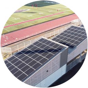 Commercial solar installation in Ashland, Oregon at Southern Oregon University