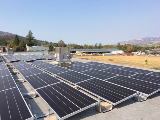 Commercial Solar Array installed by True South Solar