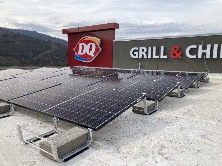 Dairy Queen Commercial Solar Panels installed by True South Solar. Get solar for your business today!