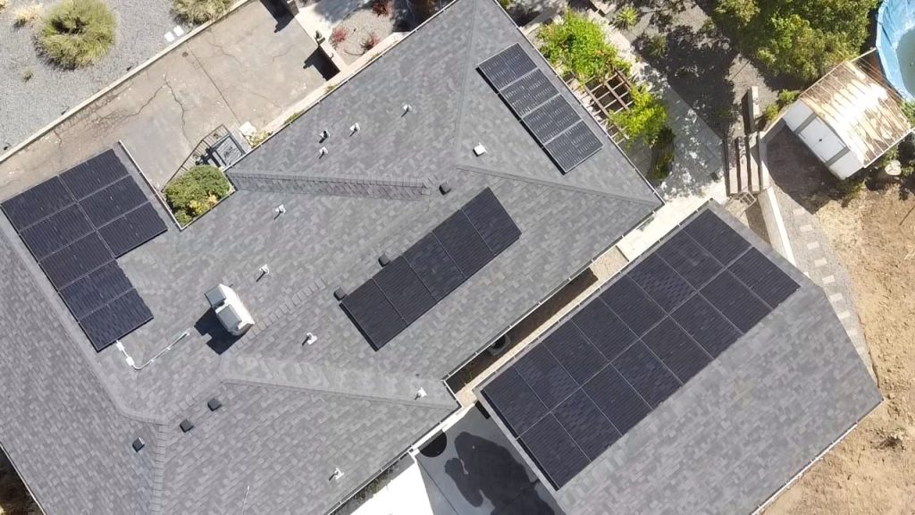 A home with Qcells panels installed by True South Solar
