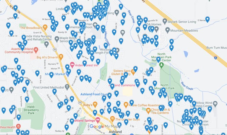 True South Solar Completed Work Map 2022