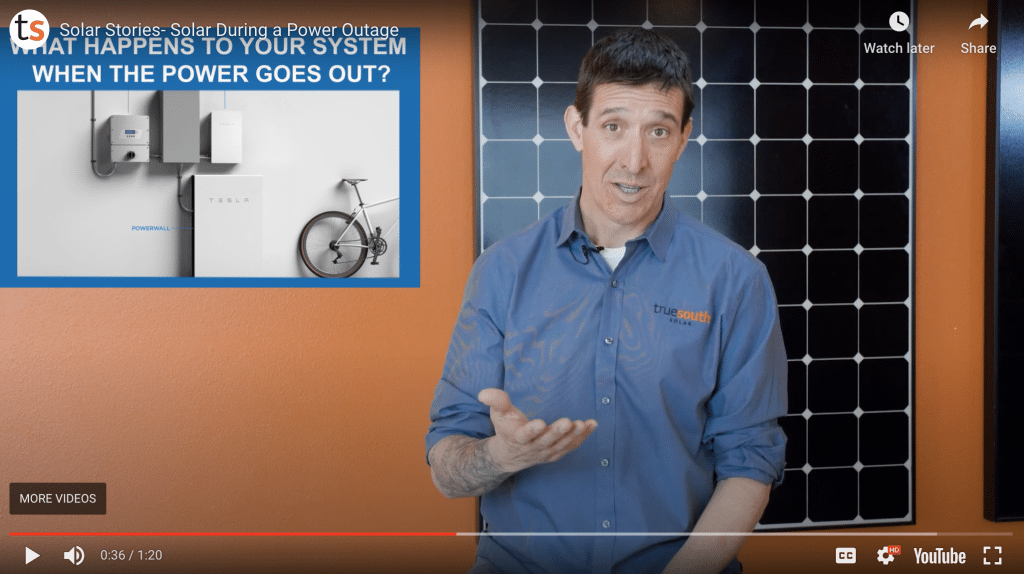 Will solar work when the power goes out? This is what we cover in this installment of True South Solar's Solar Stories.