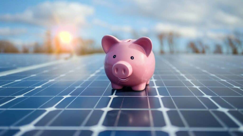 Solar panels save you money with net metering