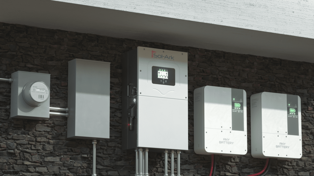 The Sol-Ark 15K Hybrid inverter offers a smart energy management system